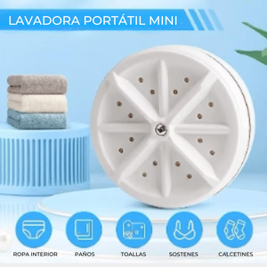 SpinClean™ - Mini Lavadora Portátil