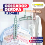 KIT x10 COLGADORES DE ROPA 9 en 1 – ¡Ahorra Espacio y Organiza Fácilmente!+ENVIO GRATIS