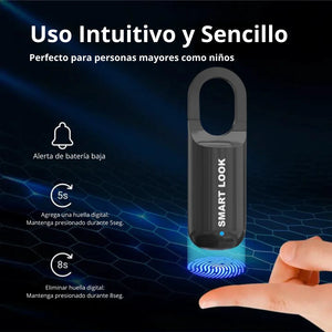 🔒🛡️ Candado Inteligente IntelliTouch® – ¡Seguro, Portátil y Recargable! 🔋